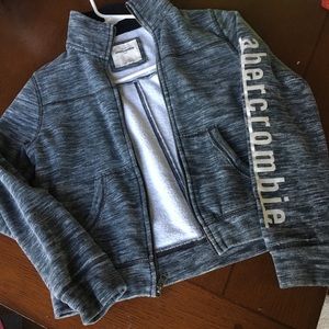 Abercrombie Kids grey knit sweater